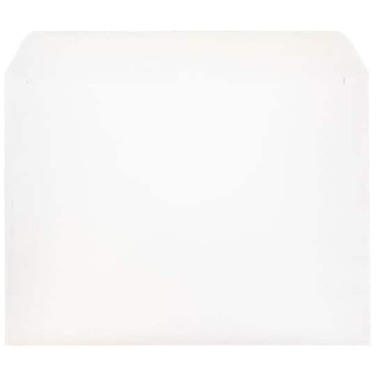 JAM Paper 9.5" x 12.6" White Booklet Commercial Envelopes